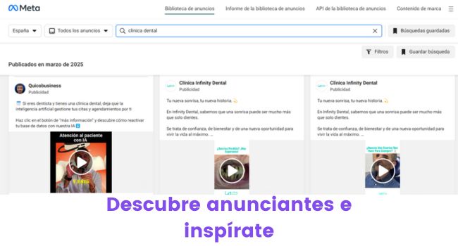 biblioteca de anuncios en instagram