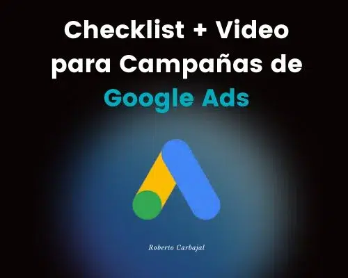 checklist para campañas de Google Ads