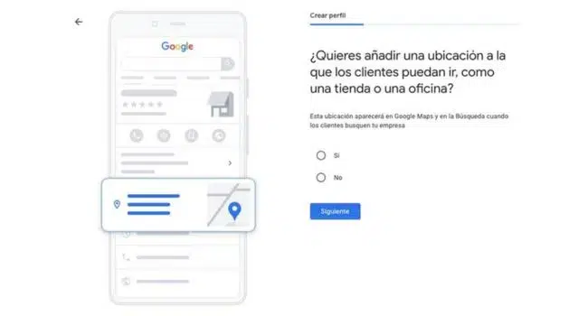 ubicación en google my business